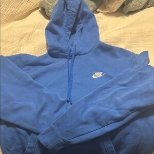 Nike Blue Pullover Sweater with Iconic Swoosh